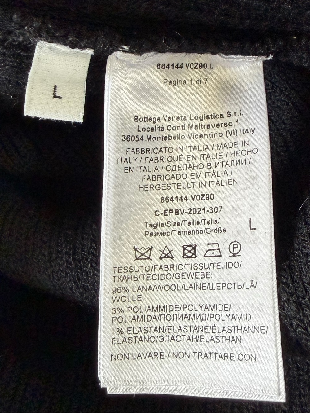 LIKE NEW Bottega Veneta Slash Rib Dress, Size L - Picture 8 of 8